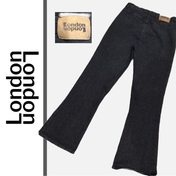 London London Vintage‎ Women’s Flared Jeans - Size 11/12 - Picture 2 of 3